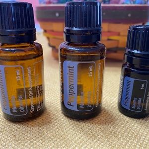 2 large 1 small doTERRA peppermint oils